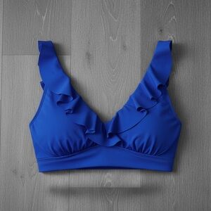 Women’s Ruffle Bikini Top (NWT) Sz: L